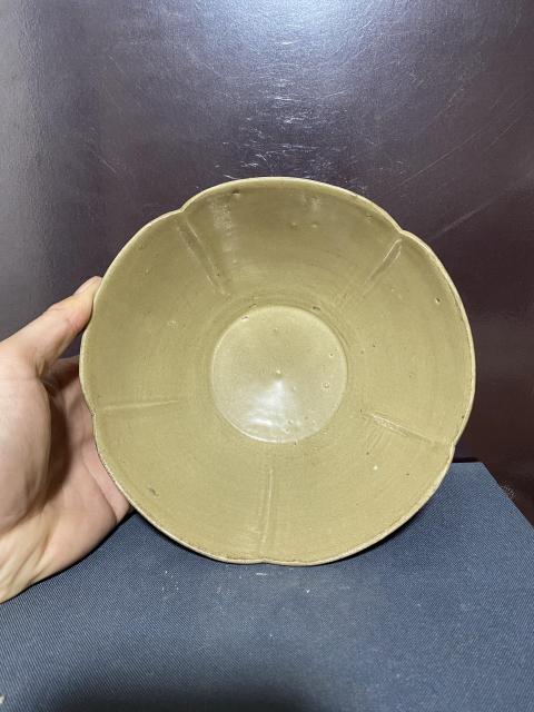 古玩陶瓷青釉花口碗拍賣，當前價格3880元