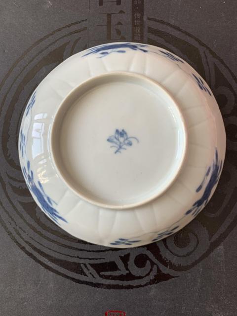 古玩陶瓷康熙花鳥紋青花盤拍賣,當前價格1800元