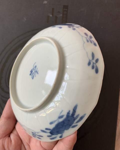 古玩陶瓷康熙花鳥紋青花盤拍賣,當前價格1800元
