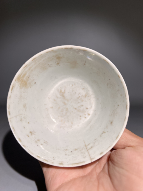 古玩陶瓷官窯內造款粉彩教子圖人物紋茶碗拍賣，當前價格0元