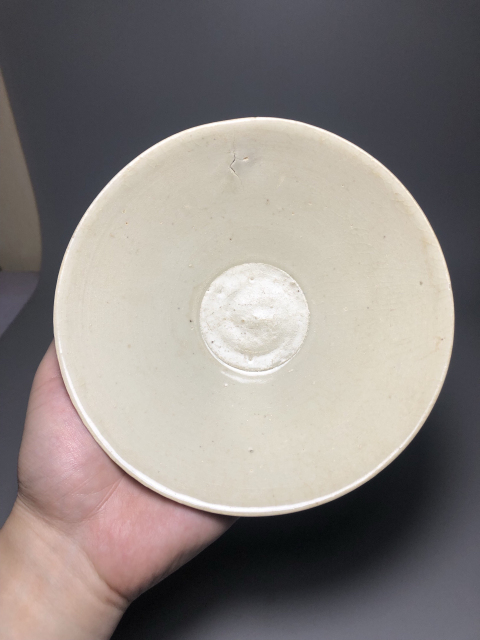 古玩陶瓷宋代青白釉斗笠碗拍賣，當前價格1980元