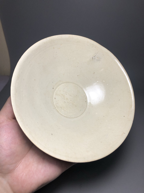 古玩陶瓷宋代青白釉斗笠碗拍賣，當前價格1980元