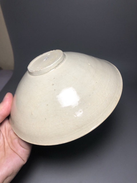 古玩陶瓷宋代青白釉斗笠碗拍賣，當前價格1980元
