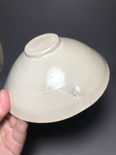 古玩陶瓷宋代青白釉斗笠碗拍賣，當前價格1980元