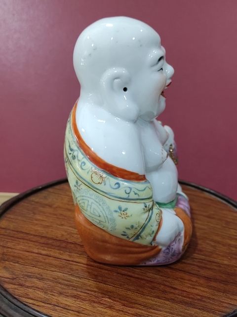 古玩雜項粉彩彌勒佛擺件拍賣,當前價格0元