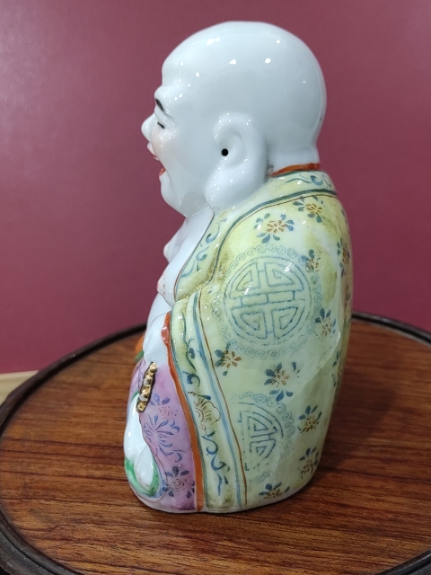 古玩雜項粉彩彌勒佛擺件拍賣,當前價格0元
