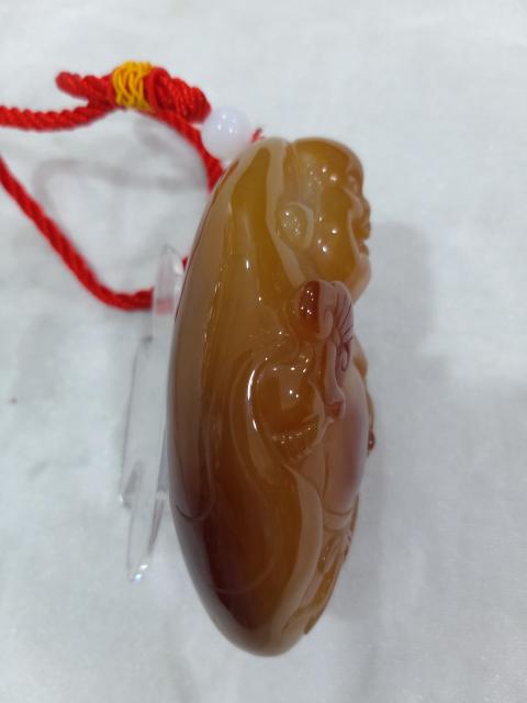 古玩雜項(xiàng)瑪瑙雕彌勒佛掛件拍賣，當(dāng)前價(jià)格1288元
