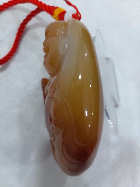 古玩雜項(xiàng)瑪瑙雕彌勒佛掛件拍賣，當(dāng)前價(jià)格1288元