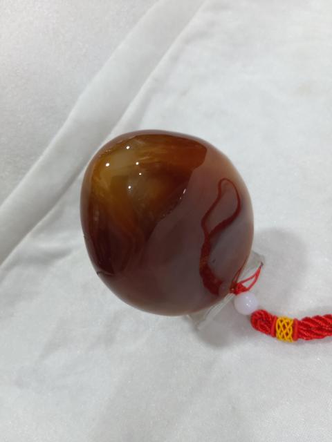 古玩雜項(xiàng)瑪瑙雕彌勒佛掛件拍賣，當(dāng)前價(jià)格1288元