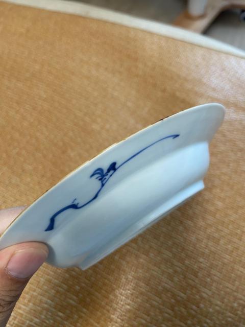 古玩陶瓷雍正青花花鳥盤拍賣，當前價格3500元