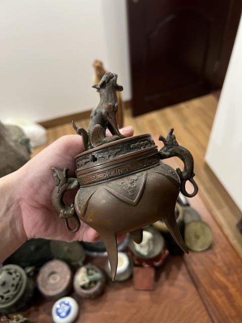 古玩雜項（特價）清代香爐拍賣，當前價格680元