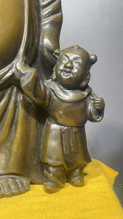 古玩雜項(xiàng)彌勒童子造像拍賣,當(dāng)前價(jià)格999元