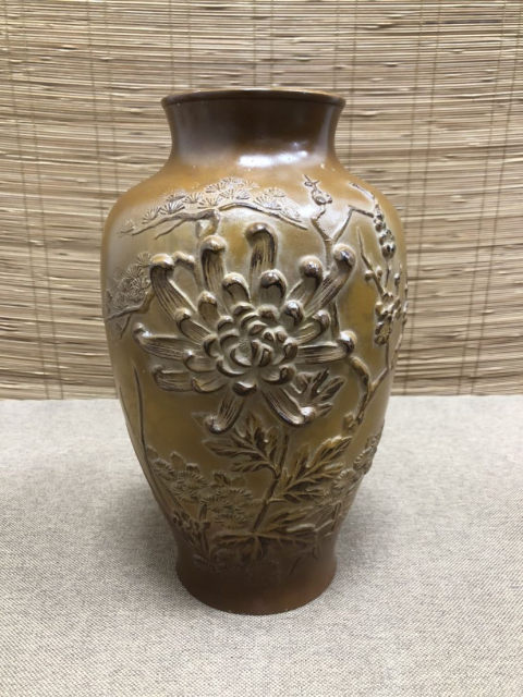 古玩銅器花瓶拍賣,當(dāng)前價(jià)格700元