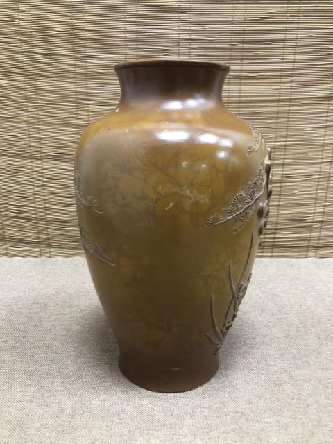 古玩銅器花瓶拍賣,當(dāng)前價(jià)格700元