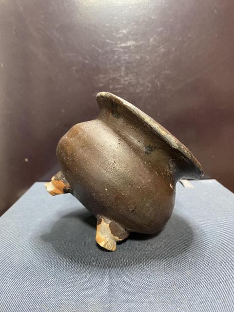 古玩陶瓷宋.吉州褐釉獸足爐拍賣，當前價格2900元