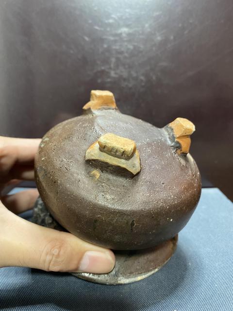 古玩陶瓷宋.吉州褐釉獸足爐拍賣，當前價格2900元