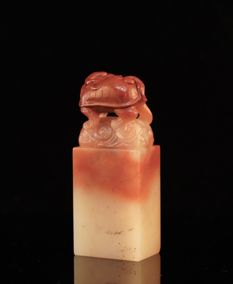 古玩雜項(xiàng)壽山石印章拍賣，當(dāng)前價(jià)格2299元