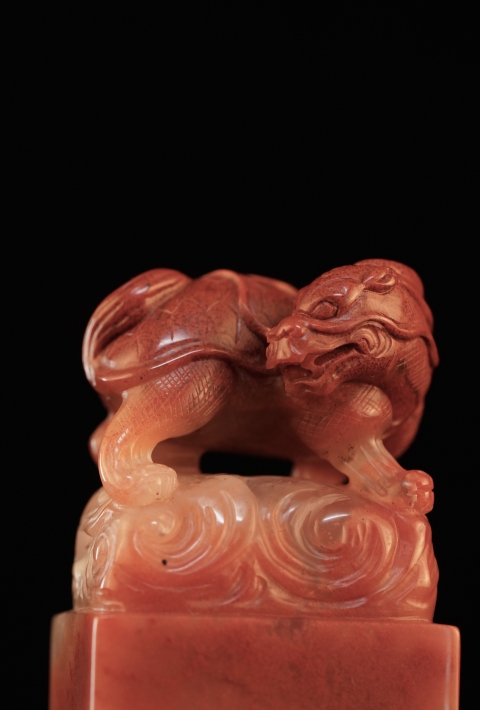 古玩雜項(xiàng)壽山石印章拍賣，當(dāng)前價(jià)格2299元