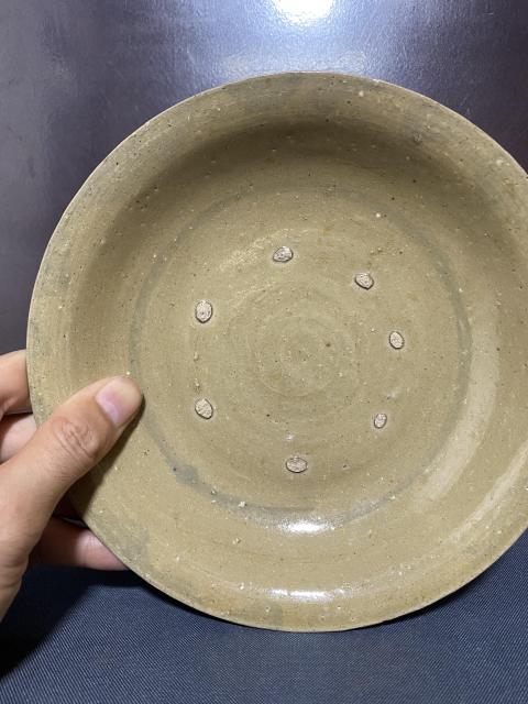 古玩陶瓷明,七釘折沿盤拍賣,當(dāng)前價(jià)格1080元