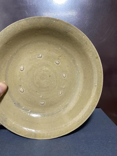 古玩陶瓷明,七釘折沿盤拍賣,當(dāng)前價(jià)格1080元