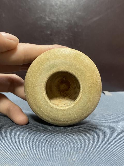 古玩陶瓷隨唐長沙窯青釉水盂拍賣,當前價格2880元