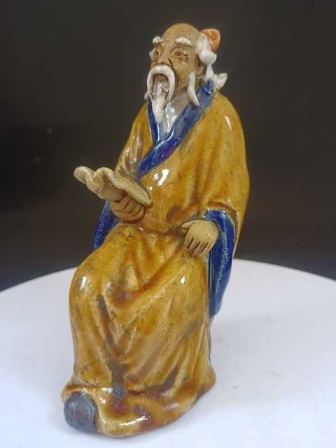 古玩陶瓷人物瓷塑擺件拍賣,當前價格450元