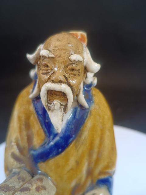 古玩陶瓷人物瓷塑擺件拍賣,當前價格450元