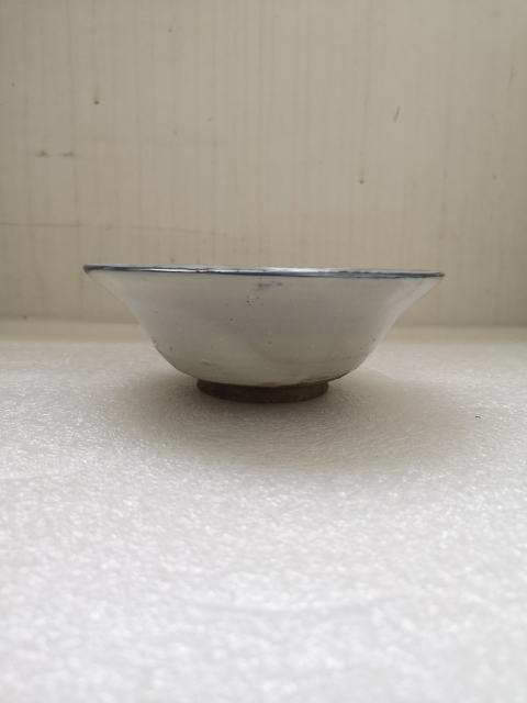 古玩陶瓷清代磁州窯青花碗拍賣，當前價格398元