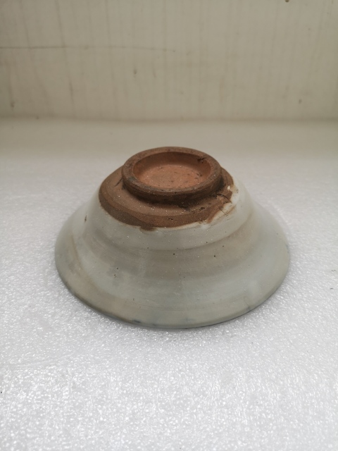 古玩陶瓷清代磁州窯青花碗拍賣，當前價格398元