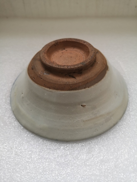 古玩陶瓷清代磁州窯青花碗拍賣，當前價格398元