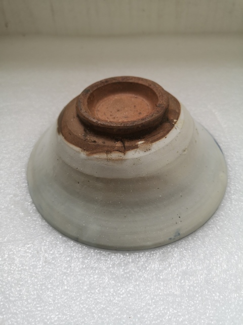 古玩陶瓷清代磁州窯青花碗拍賣，當前價格398元