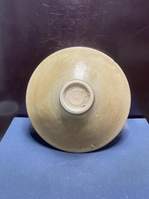 古玩陶瓷宋青釉斗笠盞拍賣，當(dāng)前價(jià)格1880元