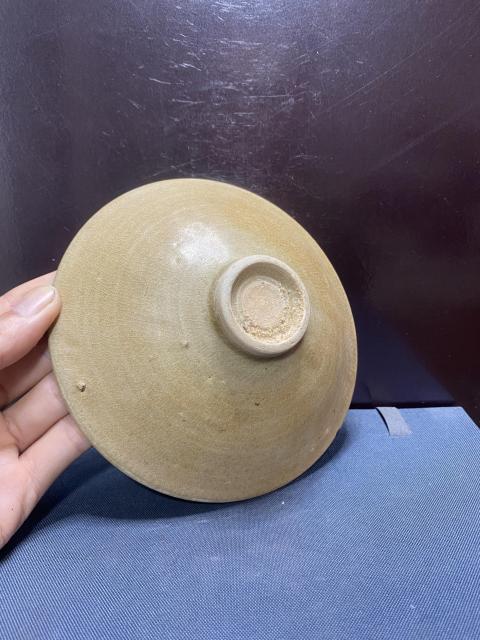 古玩陶瓷宋青釉斗笠盞拍賣，當(dāng)前價(jià)格1880元