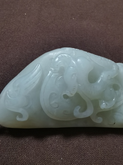 古玩玉器和田籽料龍鳳把件拍賣,當前價格4800元