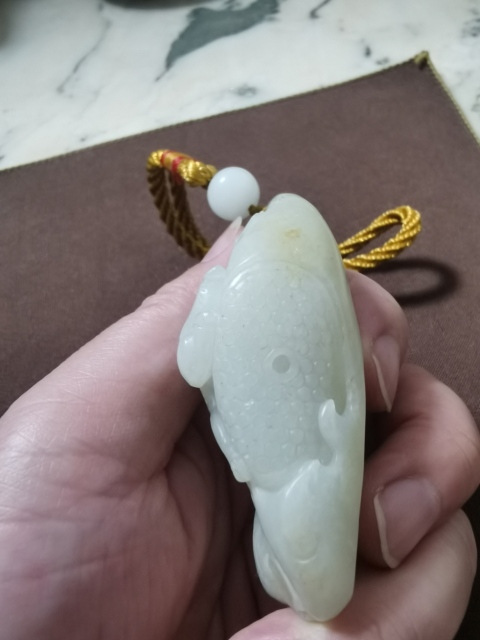 古玩玉器和田籽料龍鳳把件拍賣,當前價格4800元