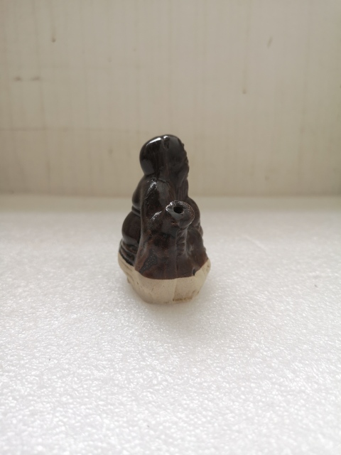 古玩陶瓷民國(guó)壽星褐釉水滴拍賣,當(dāng)前價(jià)格480元