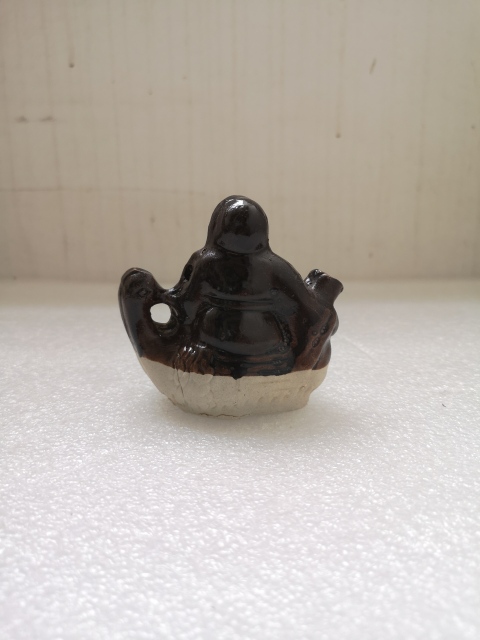 古玩陶瓷民國(guó)壽星褐釉水滴拍賣,當(dāng)前價(jià)格480元