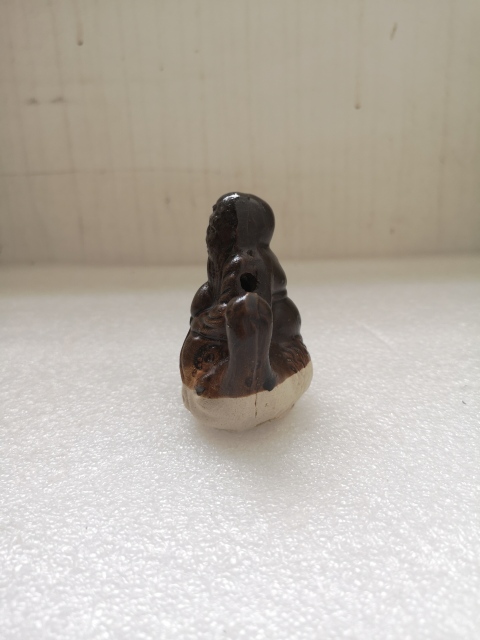 古玩陶瓷民國(guó)壽星褐釉水滴拍賣,當(dāng)前價(jià)格480元