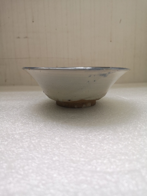 古玩陶瓷明末清初磁州窯青花碗拍賣,當前價格450元