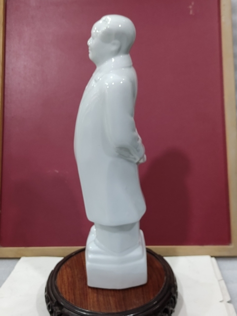 古玩雜項瓷塑主席像擺件拍賣,當前價格280元