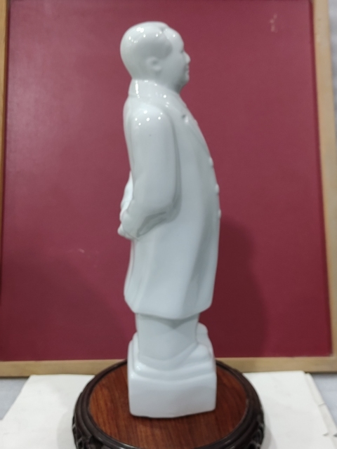 古玩雜項瓷塑主席像擺件拍賣,當前價格280元