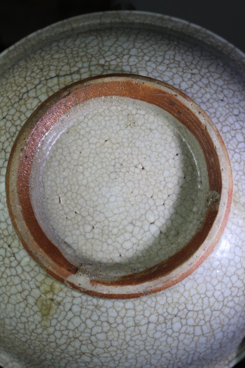 古玩陶瓷清中早期·哥釉碗拍賣,當前價格888元