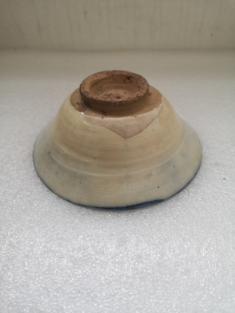 古玩陶瓷明末清初磁州窯青花碗拍賣,當前價格450元