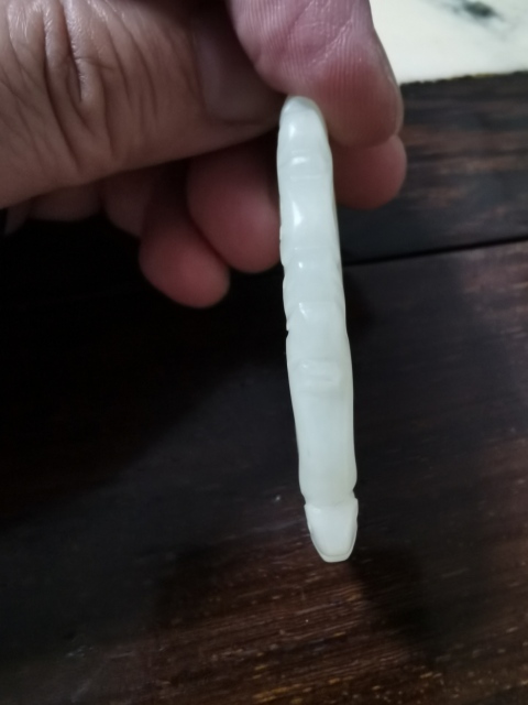 古玩玉器和田白玉雙鳳佩拍賣(mài)，當(dāng)前價(jià)格580元