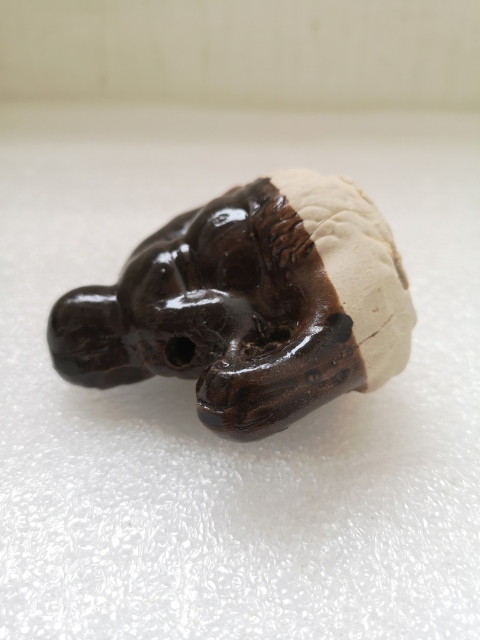 古玩陶瓷民國(guó)壽星褐釉水滴拍賣,當(dāng)前價(jià)格480元