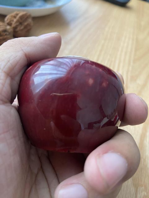 古玩陶瓷清中期鈞紅釉水呈拍賣，當前價格12888元