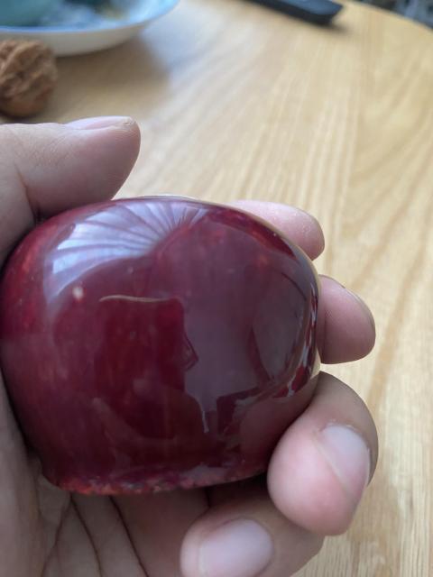 古玩陶瓷清中期鈞紅釉水呈拍賣，當前價格12888元