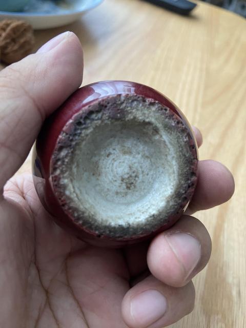 古玩陶瓷清中期鈞紅釉水呈拍賣，當前價格12888元