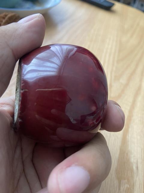 古玩陶瓷清中期鈞紅釉水呈拍賣，當前價格12888元