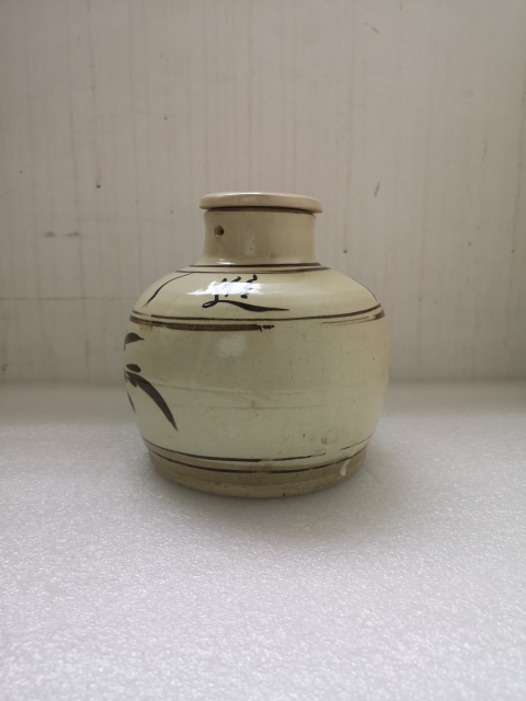 古玩陶瓷清代磁州窯攢錢罐拍賣,當前價格2999元